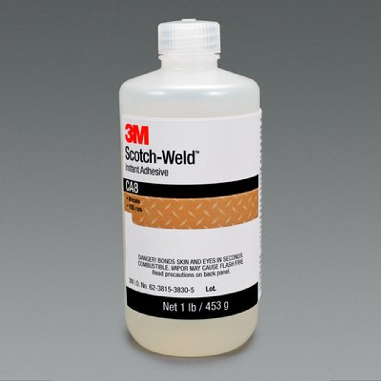 3M™ Scotch-Weld™ Instant Adhesive CA8, Clear, 1 Pound Bottle