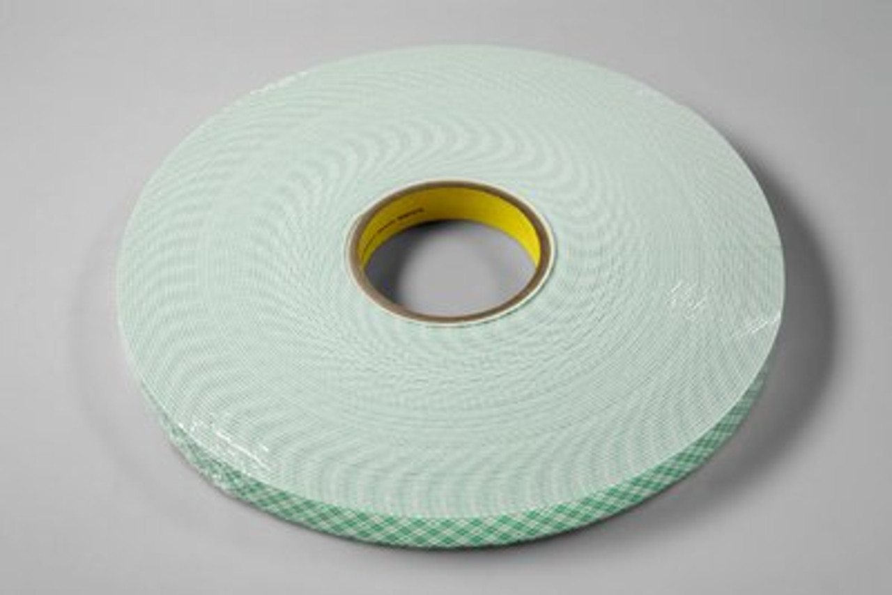 1 in. x 1.60 yds. Clear Indoor Permanent Double-Sided Mounting Tape