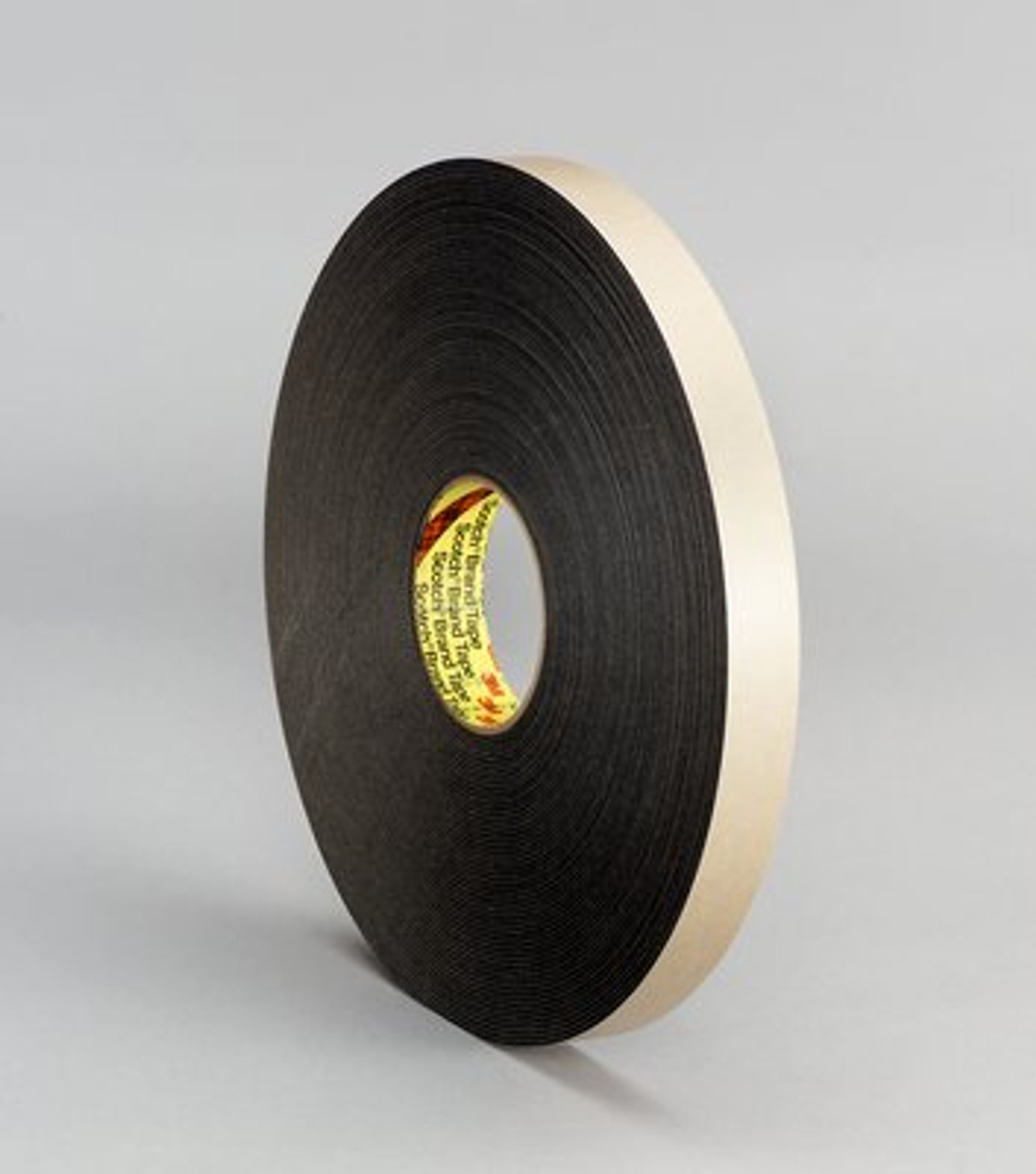 3M™ Double Coated Polyethylene Foam Tape 4496B, Black, 1/2 in x 36 yd, 62 mil