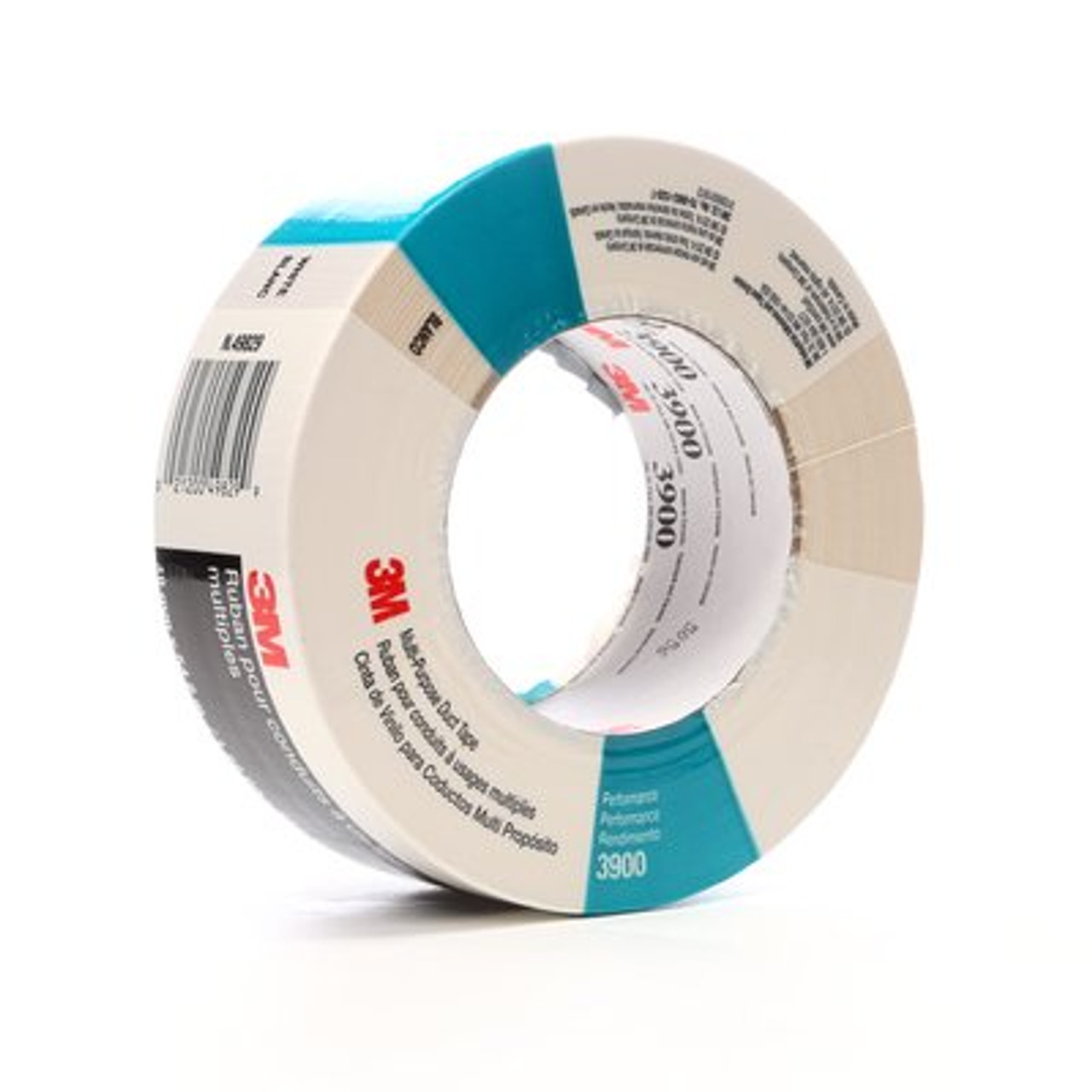 3M™ Multi-Purpose Duct Tape 3900, White, 48 mm x 54.8 m, 7.6 mil