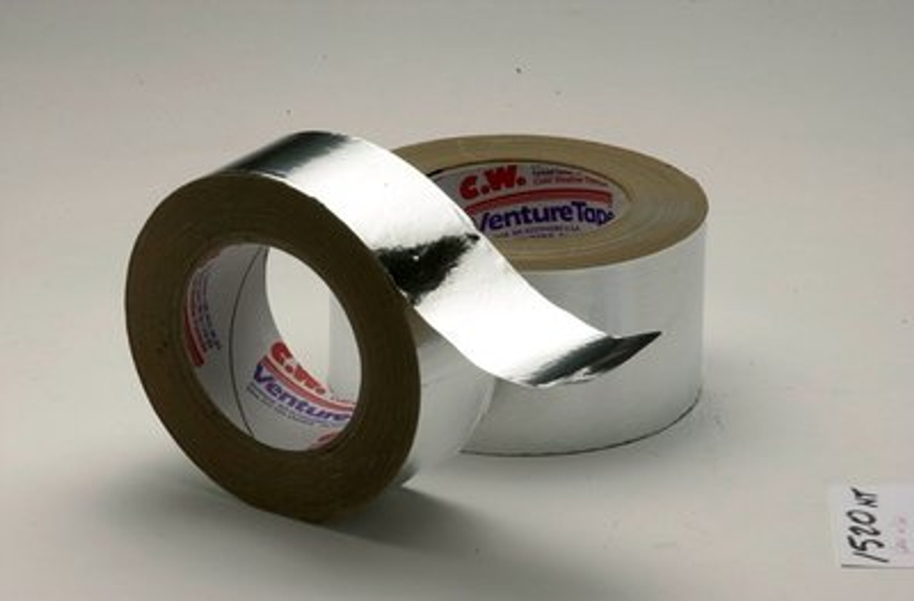 3M™ Venture Tape™ Aluminum Foil Tape 1520CW, Silver, 48 mm x 45.7 m, 3.2 mil