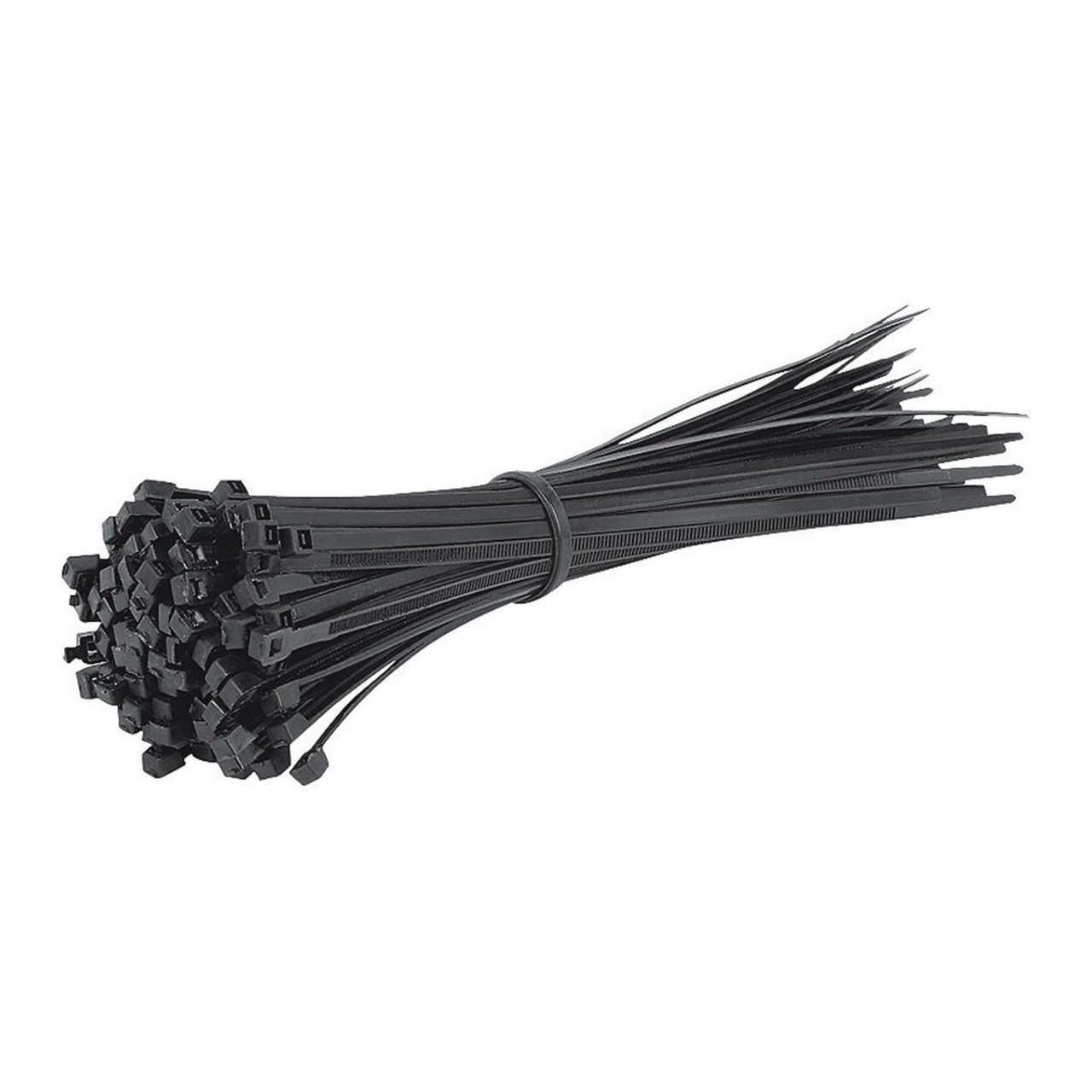 Cable Ties - UV Black 8" 18lb tensile, P/N N-8-18-0-M, Price is per thousand