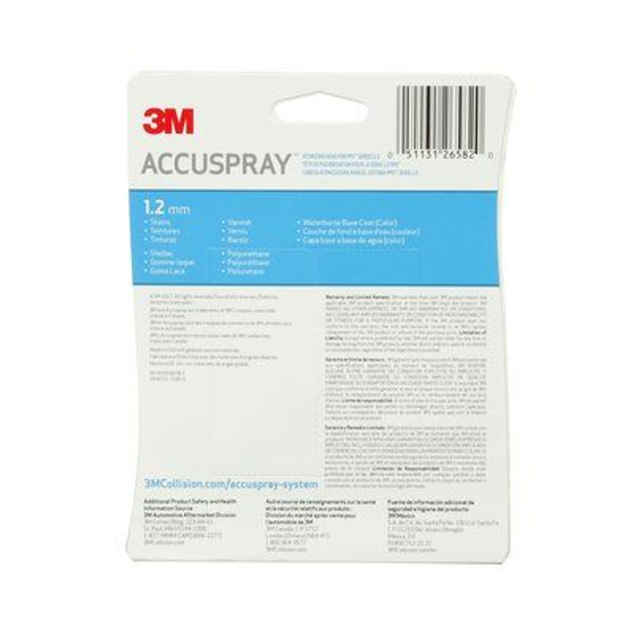 3M™ Accuspray™ Refill Pack for PPS™ Series 2.0, 26582, Blue, 1.2 mm