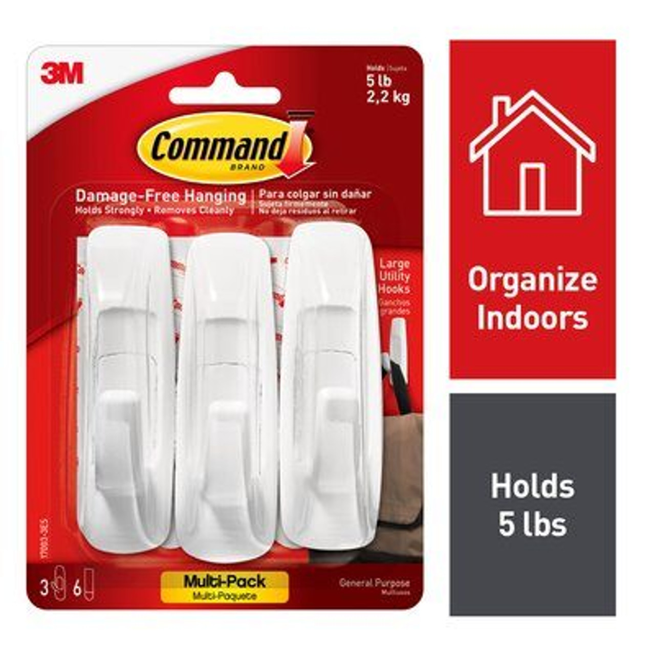 Command™ Large Utility Hook Value Pack 17003-3ES