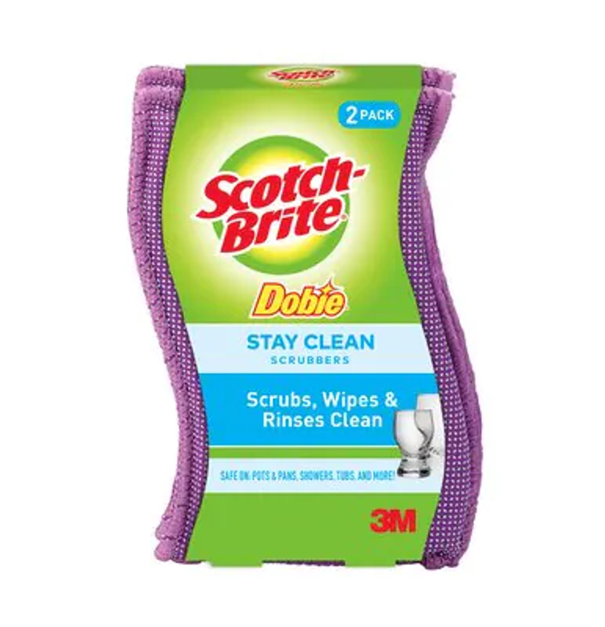 Scotch-Brite® Dobie ™ Clean Rinse Scrubber 202