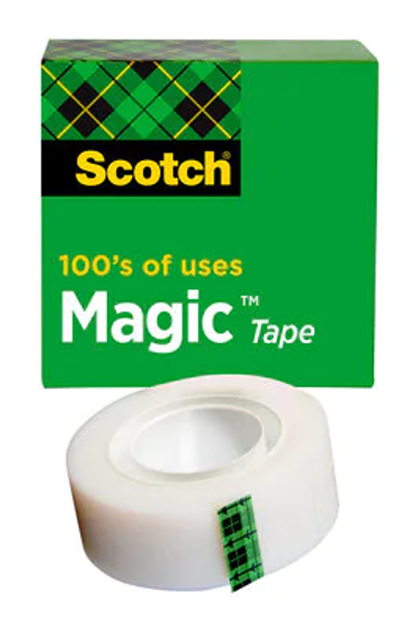 Scotch 665 Permanent Double Sided Tape, 3/4 x 1296, 3 Core