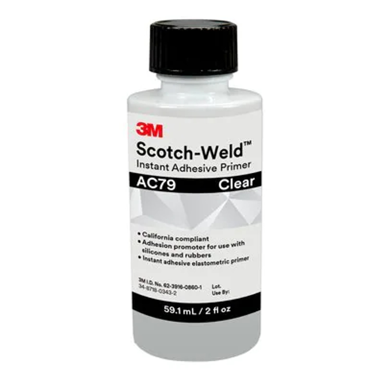 3M™ Scotch-Weld™ Instant Adhesive Primer AC79, Clear, 2 fl oz Bottle