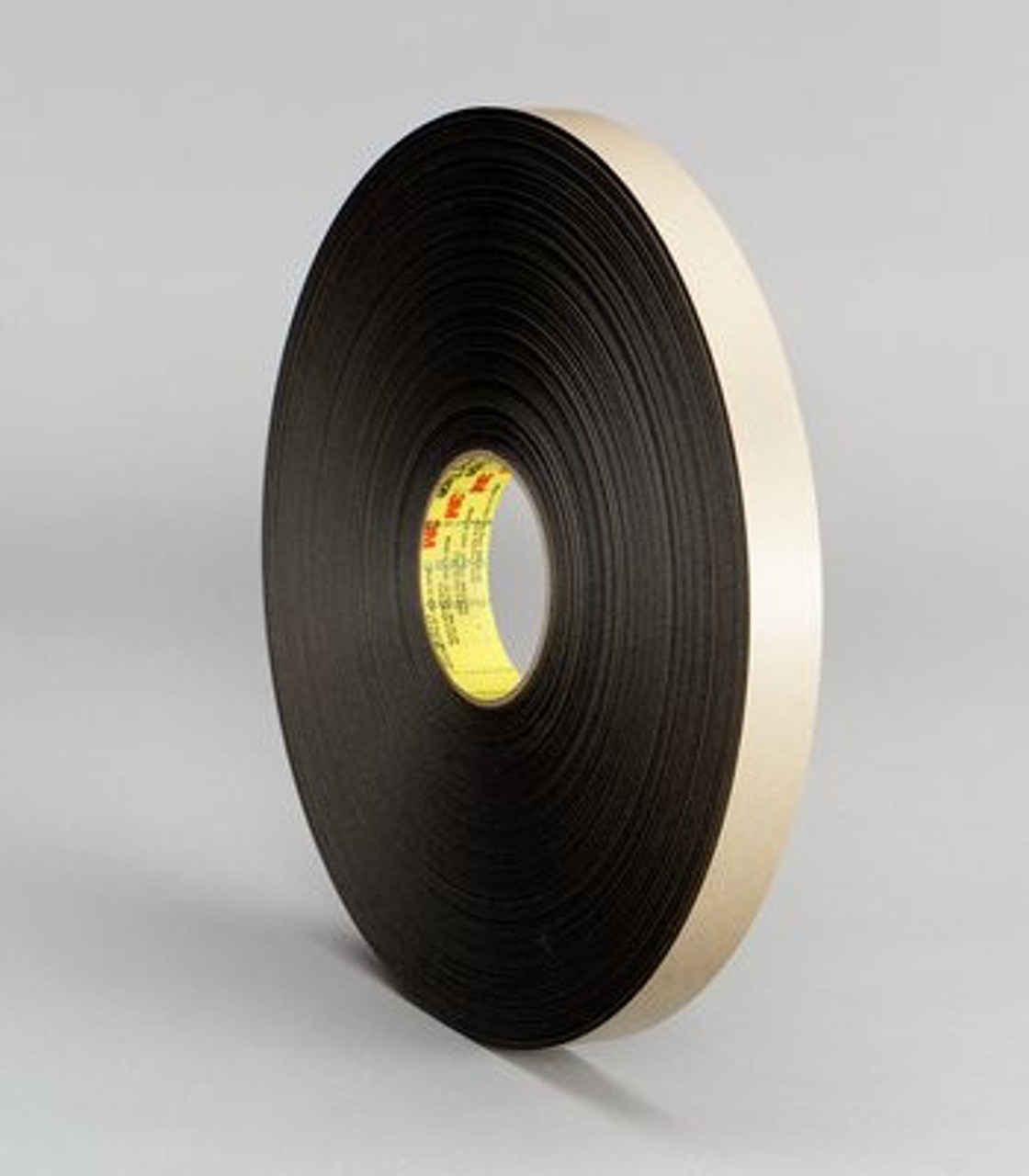 3M™ Double Coated Polyethylene Foam Tape 4492B, Black, 1/4 in x 72 yd, 31 mil