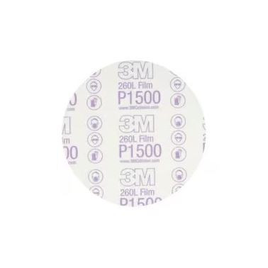 3M 0911 Hookit P600 Grade Finishing Film Discs – 50 Discs Per Box – 00911