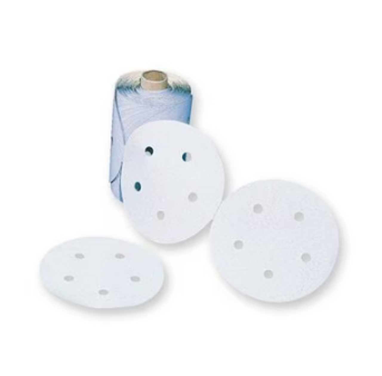 3M™ Stikit™ Paper Disc Roll 426U, A-weight, 5 in x NH, D/F 5 HL, 125 Discs/Roll, 6 Rolls/Case