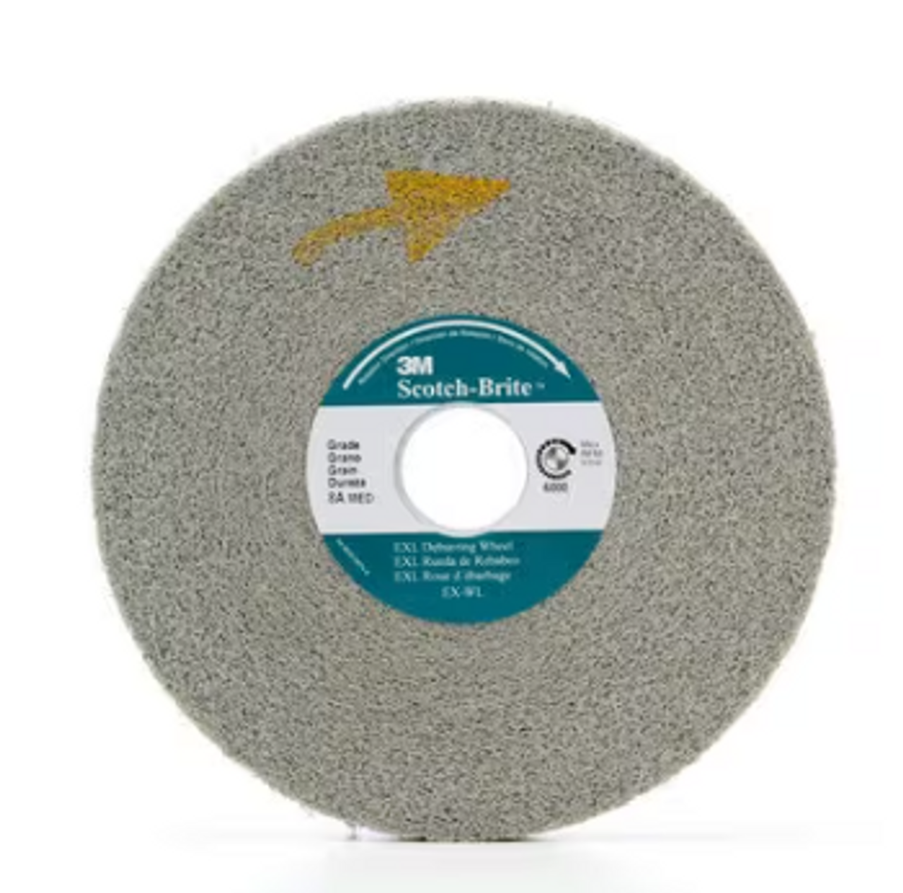 Scotch-Brite™ EXL Deburring Convolute Wheel, 3 ea/Case