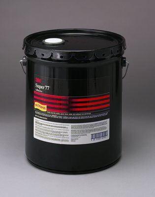 3M™ Super 77™ Classic Spray Adhesive, Clear, 55 Gallon (52 Gallon Net), Drum