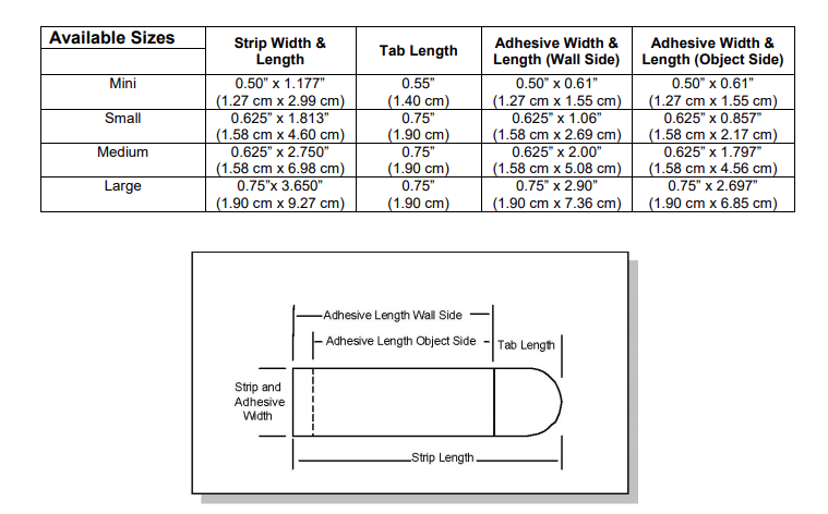 3M™ Command™ Adhesive Strips, 17521, Boxed Medium Strips , 6720 Strips - BULK