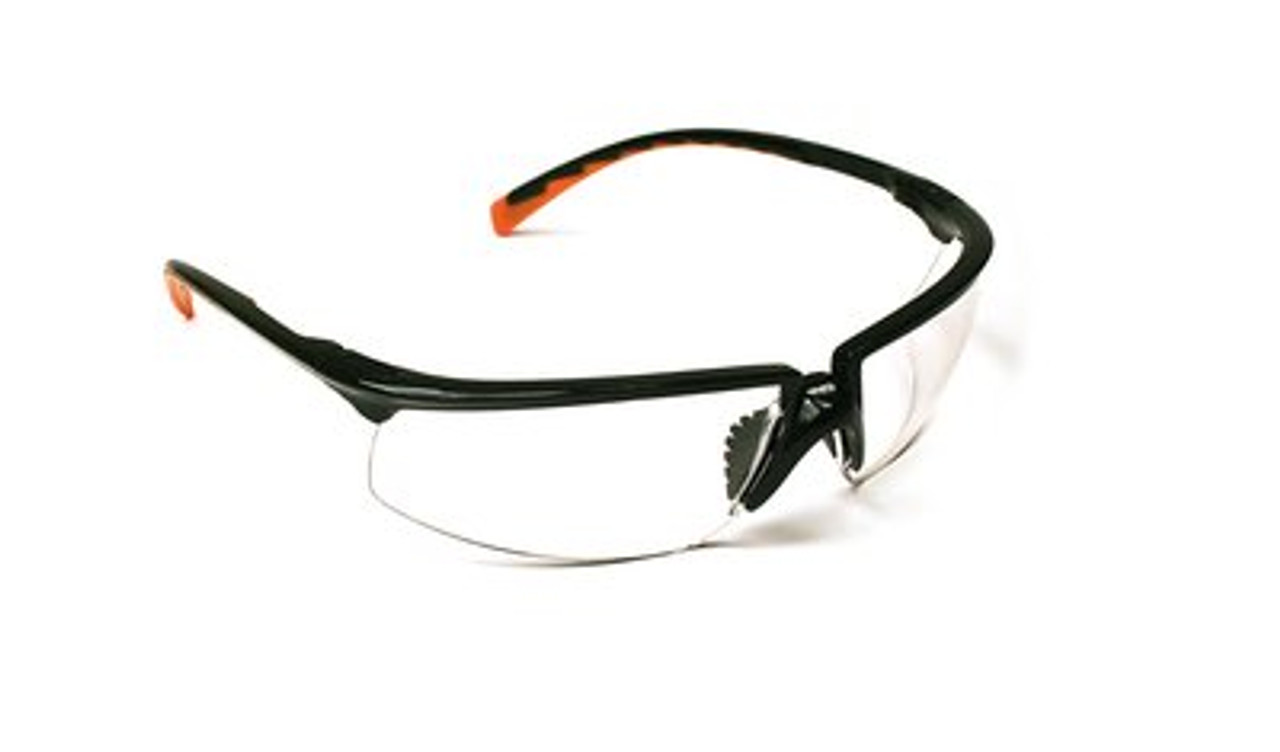 3M™ Privo™ Protective Eyewear, 12261-00000-20 Clear Anti-Fog Lens, Black Frame