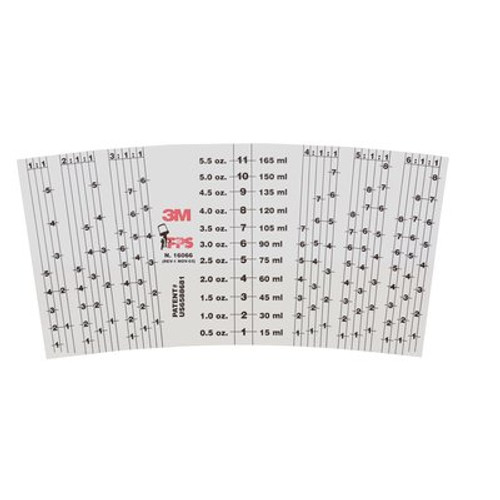 3M™ PPS™ Mix Ratio Inserts, 16066, Mini (6 fl oz), 10 per pack 3M™ PPS™ Mix Ratio Inserts, 16066, Mini (6 fl oz), 10 per pack