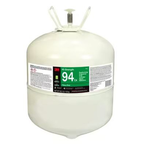 3M™ Hi-Strength Postforming 94 CA Cylinder Spray Adhesive, Clear, Large Cylinder (Net Wt 26.2 lb)
