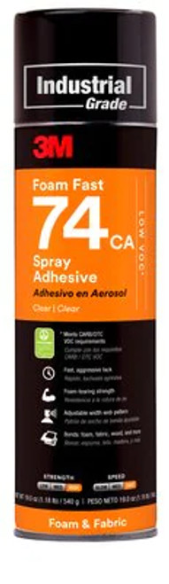 3M™ Hi-Strength Spray Adhesive 90, Clear, 24 fl oz Can (Net Wt