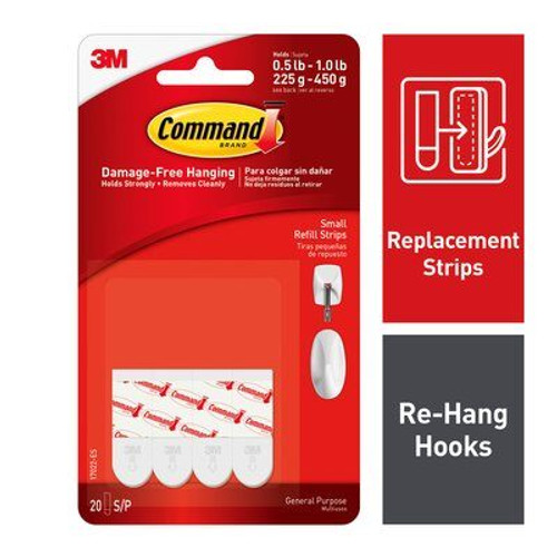 Command 17304 Medium Cord Bundlers With Strips, White, 2 Bundlers and 3  Strips 