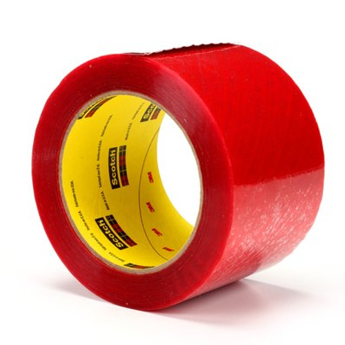 SCOTCH 3779 Carton Tape Rouge sur Transparent 48mm x 100m