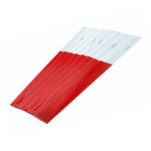 3M™ Diamond Grade™ Conspicuity Markings 983-32, Red/White, 2 in x 18 in