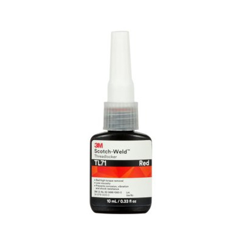 3M™ Scotch-Weld™ Threadlocker TL71, Red, 10 mL Bottle 3M™ Scotch-Weld™ Threadlocker TL71, Red, 10 mL Bottle