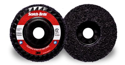 Scotch-Brite™ Clean and Strip XT Pro Disc, T27, 4-1/2 in x 7/8 in, S XCS Scotch-Brite™ Clean and Strip XT Pro Disc, T27, 4-1/2 in x 7/8 in, S XCS
