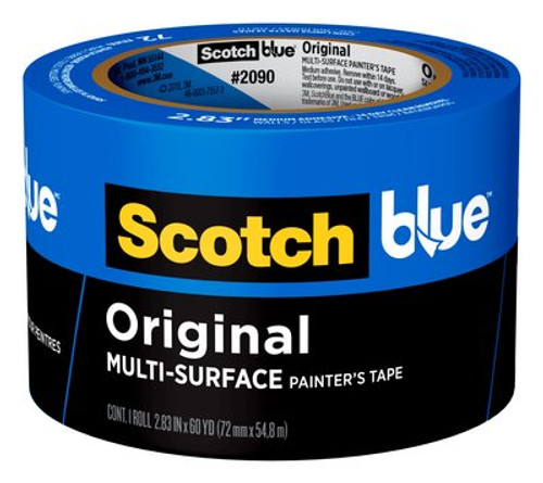 3M 1.88 x 60 yds Original Multi-Use Painter's Tape, Blue - 6 pack