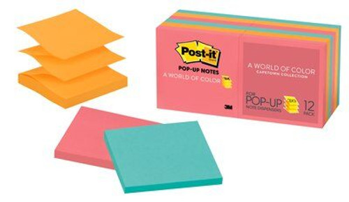 Post-it® Page Markers, 1/2-inch x 1-3/4 Inch, Ideal for Temporary Marking  and Noting In Books, Assorted Ultra Colors, 500 per Pack