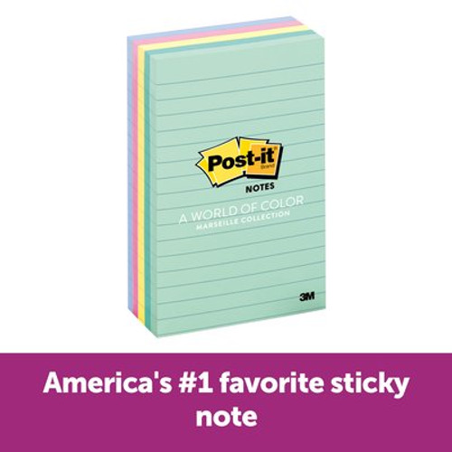 Post-it® Durable Tabs 686F-1, 2 in x 1.5 in (50.8 mm x 38 mm), 6 Inners