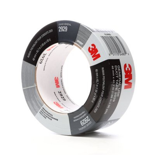 3M™ 1900 Duct Tape 50mm x 50m - Black - Motorsport Tape