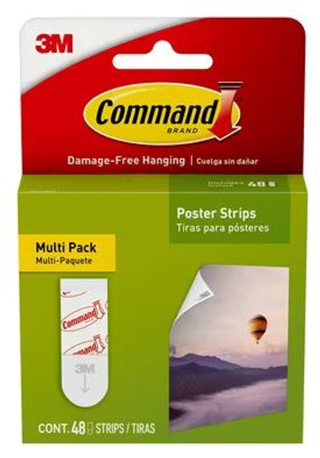 Command® Large Picture Hanging Strips 17206-S120NA - The Binding Source