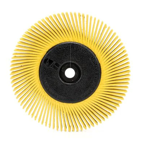 Scotch-Brite™ Radial Bristle Brush, 6 in x 1/2 in x 1 in 80 With Adapter Scotch-Brite™ Radial Bristle Brush, 6 in x 1/2 in x 1 in 80 With Adapter