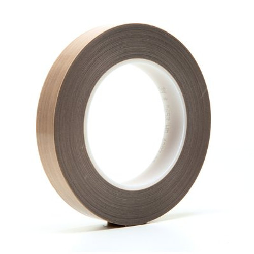3M PTFE Glass Cloth Tape 5453, Brown, 2 in x 36 yd, 8.2 mil, 6 Rolls per  case, Boxed
