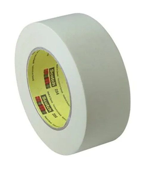 3M General Purpose Masking Tape 234, Tan, 24 mm x 55 M, 5.9 mil, Plastic Core, 36 per Case