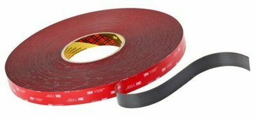 Tapecase 5908 3M 5908 VHB Tape 0.75 x 5Yd, Black, 10 Mil