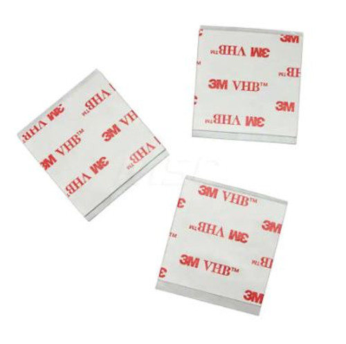 12 of VHB Double-Sided Foam Squares Adhesive (Mounting Squares) 1 x 1 inch  x 1/2 inch Thick! - Permanent Aggressive Adhesive dots. (1/2 in. Thick)