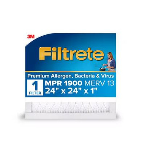Filtrete™ High Performance Air Filter 1900 MPR UA12DC-4, 24 in x 24 in x 1 in