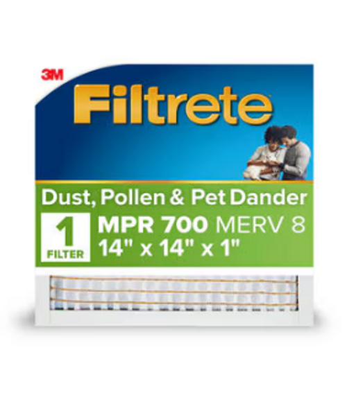 Filtrete™ Electrostatic Air Filter 700 MPR 711-4, 14 in x 14 in x 1 in Filtrete™ Electrostatic Air Filter 700 MPR 711-4, 14 in x 14 in x 1 in