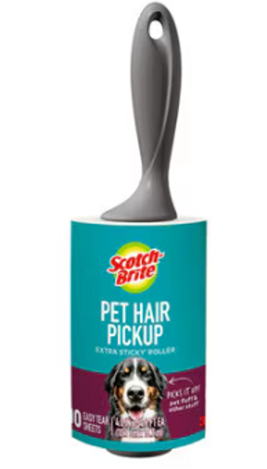 Scotch-Brite™ Pet Hair Pickup Lint Roller 839RS-100, 4 in x 54.9 ft