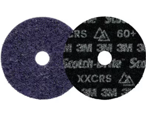 Scotch-Brite™ Precision Heavy Duty Surface Conditioning Disc, HD-DH, X-Extra Coarse 60+, 5 in x 7/8 in