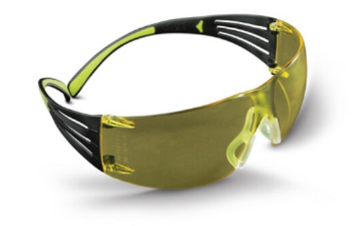 Peltor™ Sport SecureFit™ Safety Eyewear, SF400-PA-8, Amber/AF Lens