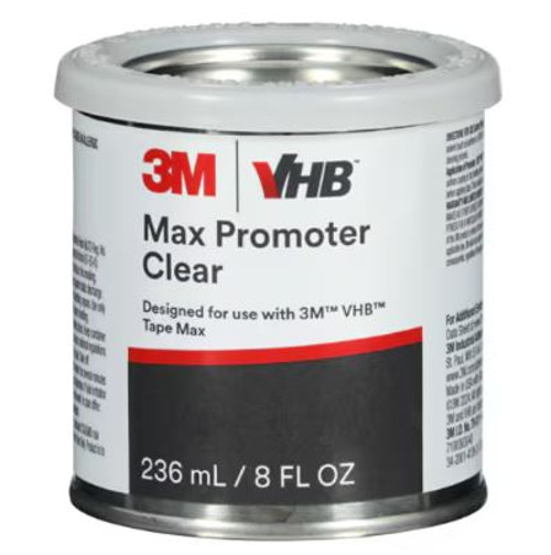 3M™ VHB™ Tape Max Promoter, Clear, 1/2 Pint