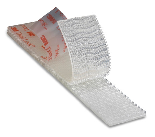 SJ3560 3M™ Dual Lock™ Reclosable Fastener - Type 250 - 1/2" x 2.25" Mated Pieces - Clear