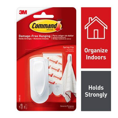 Command™ Modern Reflections Medium Hook with Water-Resistant Strips 