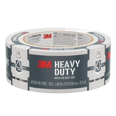 3M™ Heavy Duty Duct Tape White 2120-WH, 1.88 in x 20 yd