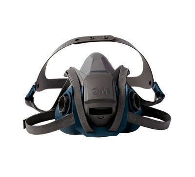 3M™ Rugged Comfort Quick Latch Half Facepiece Reusable Respirator 6501QL/49488, Small