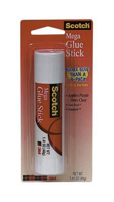 Scotch Permanent Glue Sticks - 6 Sticks - Non-Toxic, Acid Free