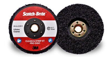 Scotch-Brite Clean and Strip XT Pro Disc S XCS T27 4-1/2 in x 7/8 in Scotch-Brite Clean and Strip XT Pro Disc S XCS T27 4-1/2 in x 7/8 in