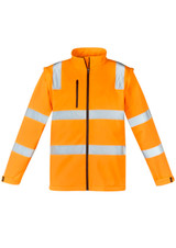 Unisex Hi Vis VIC Rail 2 In 1 Softshell Jacket