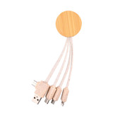 Sprite Round Bamboo Charging Cable